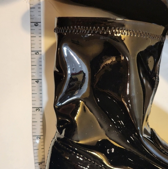 Zara Basics Black Faux Patent Leather size 37 - Picture 12 of 13